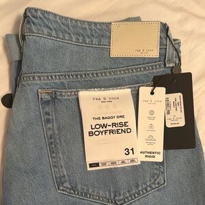 rag & bone Light Blue Boyfriend Jeans